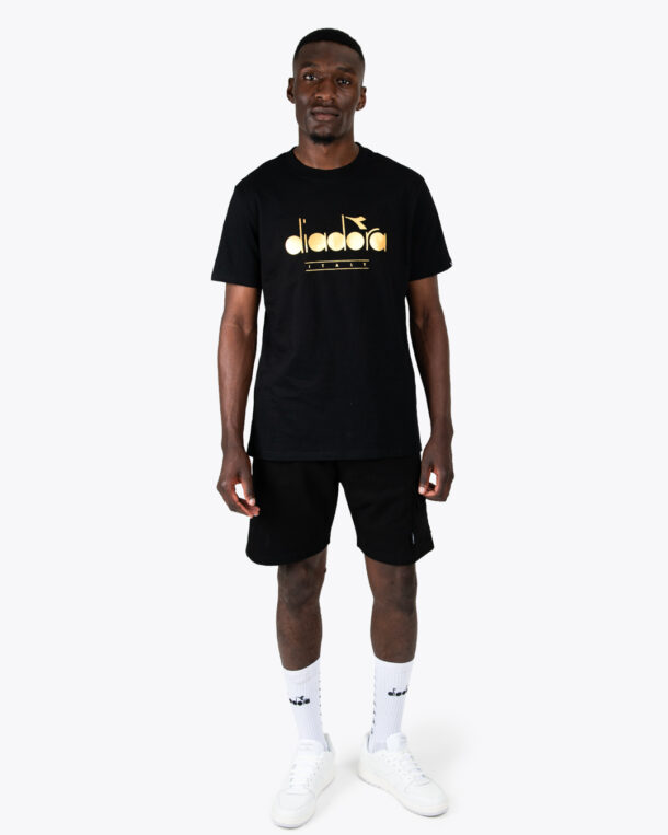 Diadora M Logo Italy Foil 102.1008001 S00073 Black/Gold