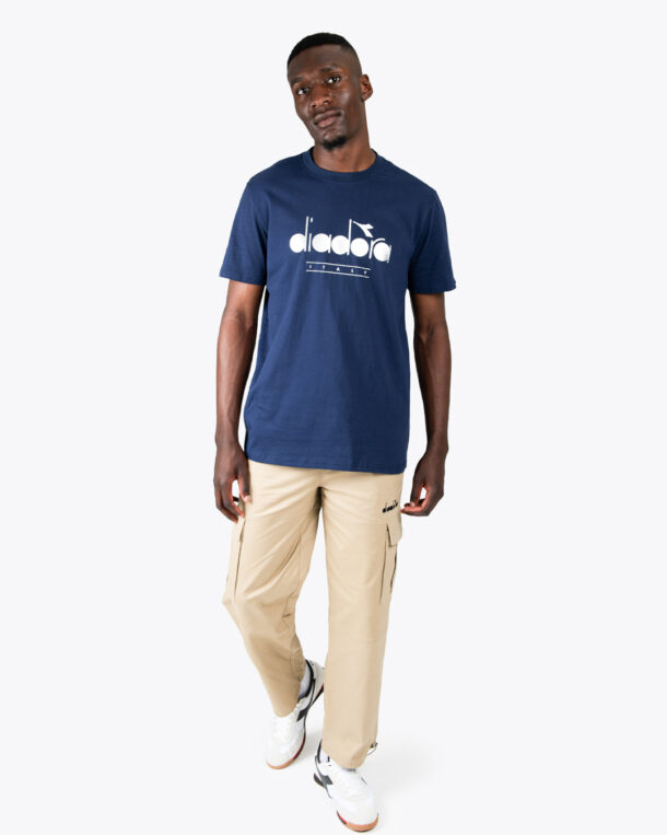 Diadora M Logo Italy Foil 102.1008001 S00271 Navy/Silver