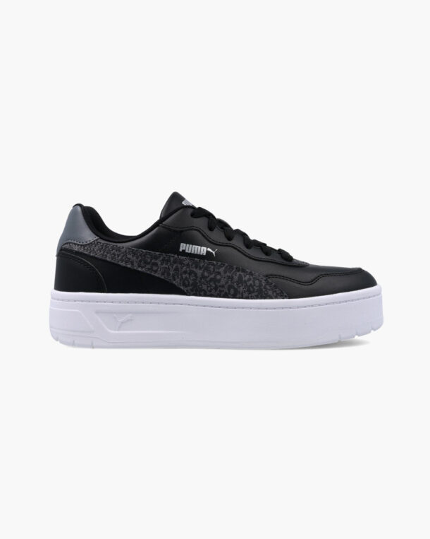 Puma L Court Lally Skye Feline 408251 01 Black/Slate Sky/White