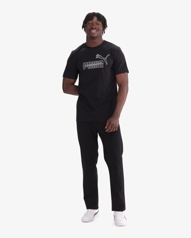 Puma M Graphic No.1 Logo Tee  695285 01 Black