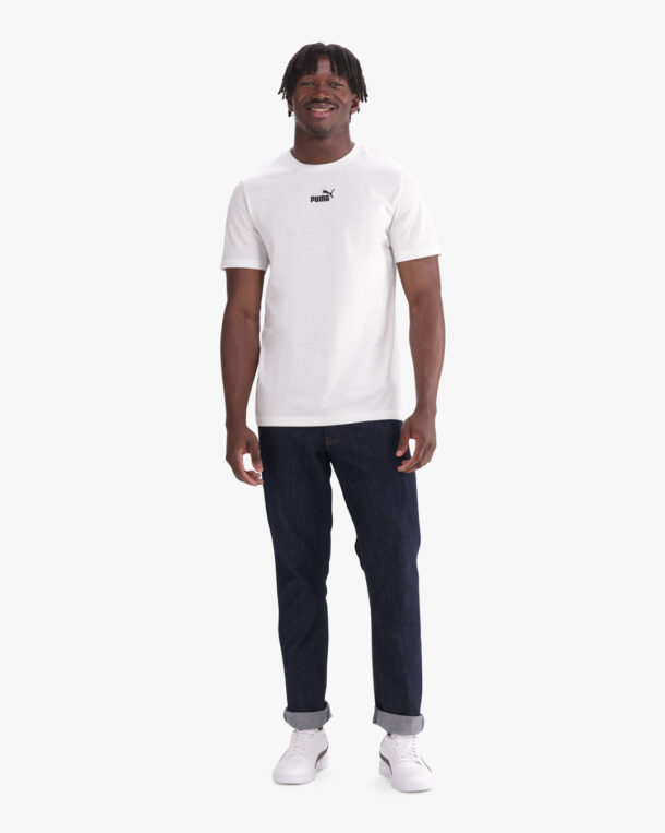 Puma M Ess Small No.1 Logo Centered Tee 695280 02 White
